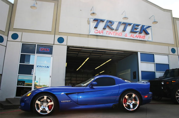 Limited Edition Blue Viper GTS with White Stripes Window tint 