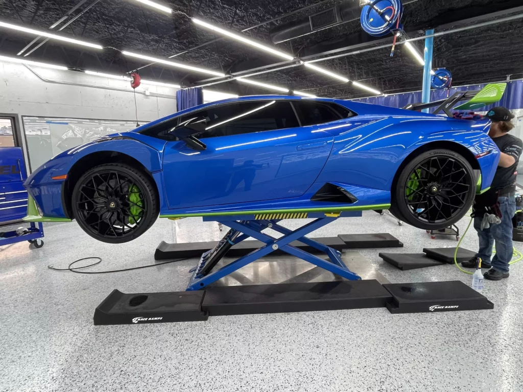 Lamborghini PPF XPEL Window Tint 2