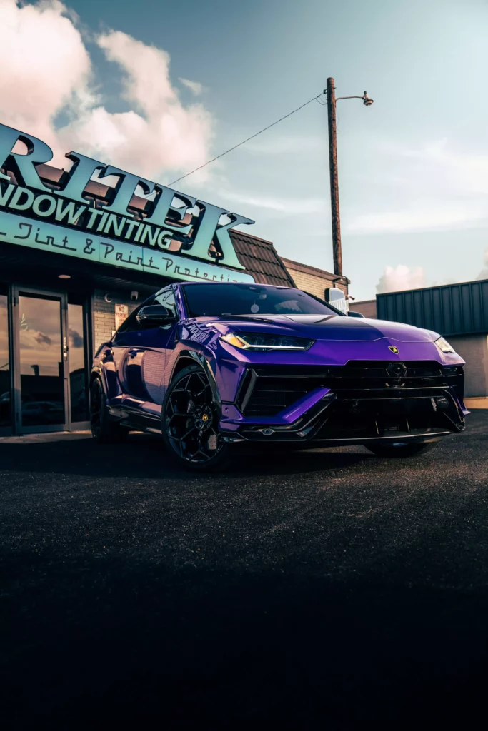 Lamborghini urus 5 PPF XPEL Window Tint