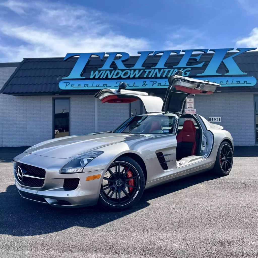 Mercedes WingDoors PPF XPEL Window Tint