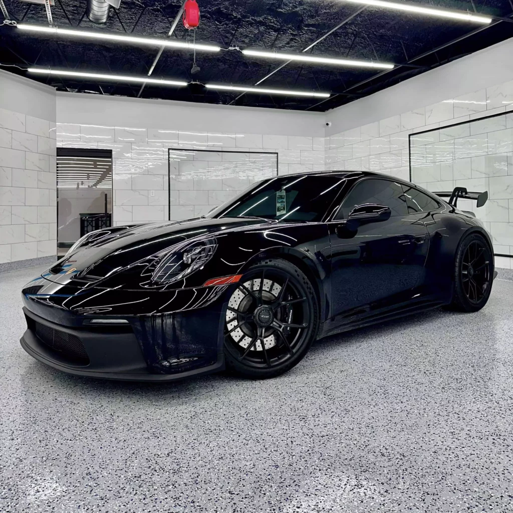 Porsche 911 PPF XPEL Window Tint 2