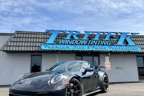 Porsche 911 Turbo PPF XPEL Window Tint