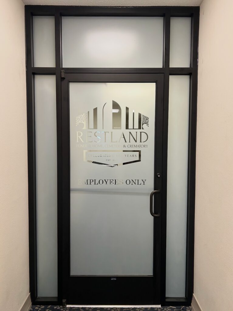 com restland frosted door
